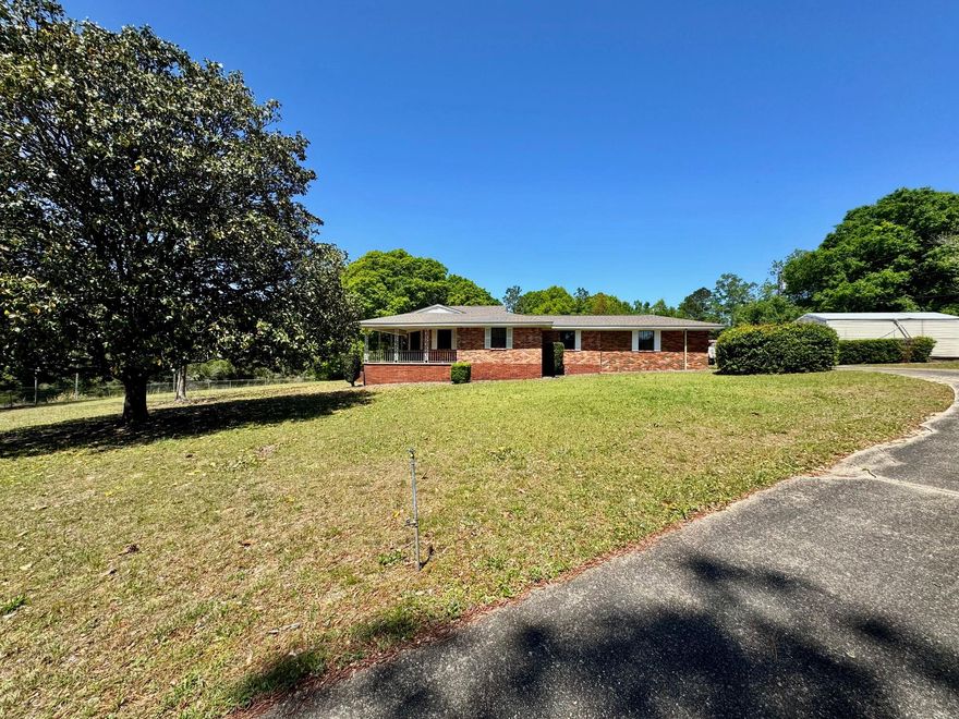 Looking for that taste of country get away without the sacrifice in commute to work, the beaches, and shopping centers? Well this 3 bedroom 2 bath home diamond in rough on 4.6 acres with 1.5 acre pond is waiting for you to transform it into your very own vision! Great pond views from the kitchen window. There is also a 16x30 unfinished basement down stairs for future expansion, storage, man cave.  Fenced on the property line and cross fenced. Pond is stocked with fish. Bring your vision, ideas, and make this home your very own!!! Roof was replaced in 2019. HVAC replaced in the spring of 2023.