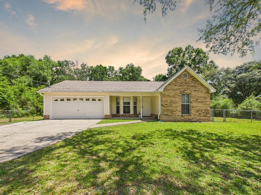 Step into refined comfort at 422 John King Road in Crestview. This beautifully updated 3-bedroom, 2-bath residence offers 1,190 square feet of thoughtfully designed living space. The recently renovated kitchen features stylish finishes and modern functionality, seamlessly connecting to an open-concept layout with a split bedroom design for enhanced privacy. The fully fenced backyard creates a private outdoor retreat, while the spacious 2-car garage provides added convenience. Located in a desirable area of Crestview with easy access to shopping, dining, and commuter routes, this home blends comfort, style, and practicality in one elegant package.