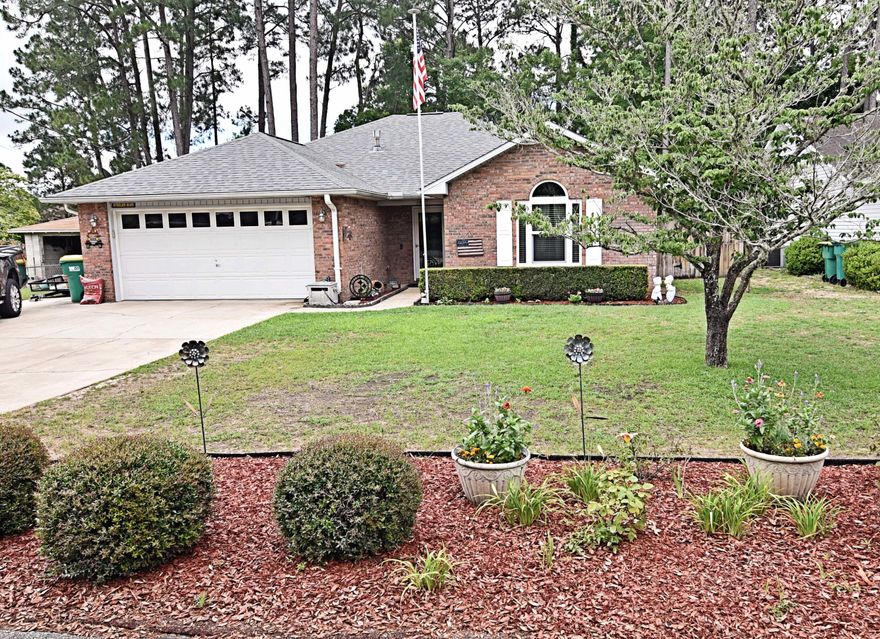 OPEN HOUSE: Friday, May 25th 6-8PMThis 3BR 2BR home is situated on a large fenced lot in the heart of Niceville. The kitchen features granite countertops, ceramic tile, and stainless steel appliances. The spacious living room hosts a vaulted ceiling, wood flooring, and a cozy fireplace.The guest bedrooms are spacious with a shared bathroom that is just off the living room. The large master bedroom has a tray ceiling as well as a large walk-in closet. The master bathroom includes a garden tub, walk-in shower, and ceramic tile flooring.The screened-in back porch is one of the most incredible additions to this home, with a perfect view of the immaculately maintained backyard. This home will not last long!