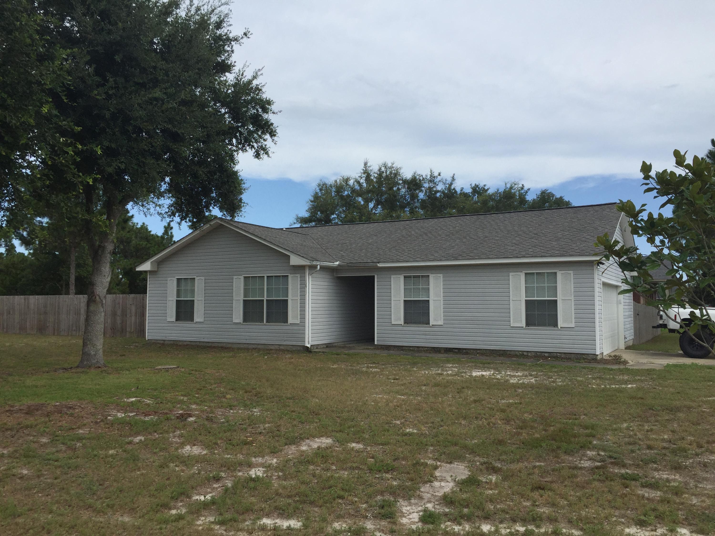 If you have been looking for the move in ready 3 bedroom, 2 bathroom, 2 car garage home on large corner lot for under 150k, HERE IT IS! Open living/dining/kitchen combo. Master suite has walk in closet, trey ceiling, tub/shower combo. Full hall bath has new vanity (really nice) with tub/shower combo. Living area with raised celing. Walk in pantry in kitchen. Side entry two car garage with new garage door, auto opener & pull down stairs. HUGE corner lot all privacy fenced in w/ double gate. Over 1/2 acre. Room for the pool, boat, kids and pets to run and play. Lawn pump conveys ''as is''. This home will sell very quickly! Please have your offer accompanied by your loan approval letter. Don't wait, you will be too late!
