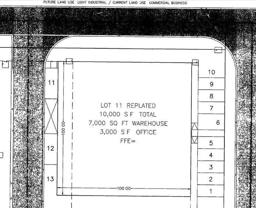Lot 13 in the South Walton Business Center with current D.O. for a 10,000sf building and 13 parking spaces. Build to suite available.