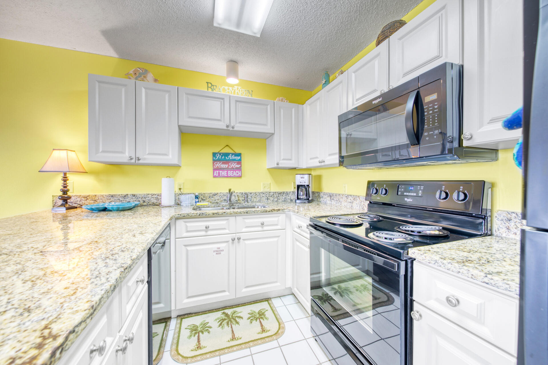 A jewel in sought-after Gulf Place Caribbean on Highway 30-A! Quaint 1 bedroom with bunks that affords to sleep 6 people is the perfect beach getaway. This charming condo has been beautifully maintained and updated with a decorating scheme that has fun at the beach in mind! Sit back on your balcony and soak in the sun and enjoy the Gulf breezes and views with the Gulf of Mexico located right across the street. This condo conveys with a seasoned rental history - Enjoy the many amenities of Gulf Place including: 3 pools, hot tubs, deeded beach access and tennis courts, while being just steps to the Gulf Place shops, artists' colony, restaurants and outdoor festivals the area is famous for!