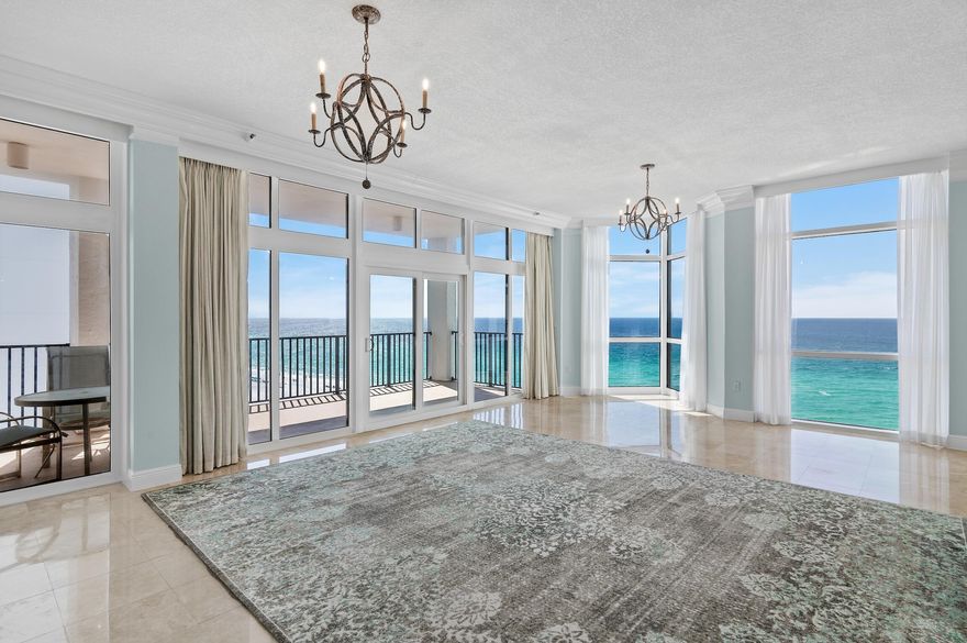 ''Wow, What a condo!'' This impressive gulf-front three-bedroom residence sprawling half of the 9th floor is the epitome of private coastal living. The expansive main living and dining areas offers sweeping 180-degree views of the turquoise hued waters effectively blurring the line between indoors and out. A beautifully remodeled chef's kitchen encompasses custom cabinetry, dual kitchen islands, sleek countertops, a high-end appliance suite including subzero refrigeration.