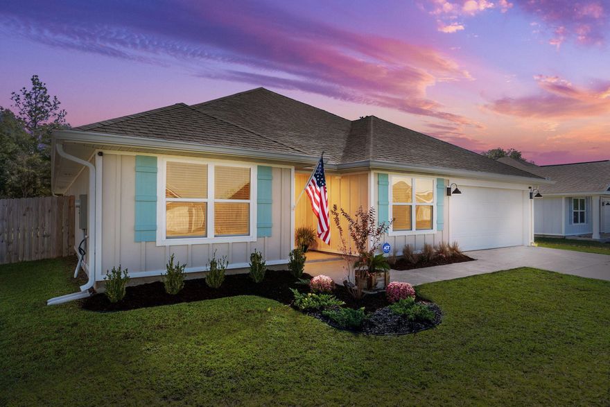 This South Crestview home is all about lifestyle! Picture sidewalk-lined streets, schools within walking distance, evening bike rides through the neighborhood, and a community pool to enjoy: the Florida dream. 5 bedroom home w/over 2,500 sq ft is move-in ready & loaded with space where it counts. Inside, the thoughtful layout offers 3 full bathrooms so mornings run more smoothly for everyone. The open living areas make it easy to gather, entertain, or just spread out. Step outside to the extended back patio overlooking peaceful greenspace, giving you extra privacy & a premium backyard setting that feels more open than most in the neighborhood. Even better, the community pool is just a short walk away-all the fun of a pool without the maintenance. Easy commute to Eglin/7SFG!