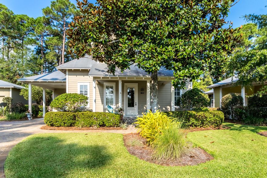 Priced below market value. Come see Carson Oaks - one of South Walton's most popular neighborhoods. Whether you are looking for a permanent residence or vacation home this charming Florida Cottage has it all. This spacious home features 3 bedrooms, 3.5 baths plus an additional bunk room / office. Main level living includes a spacious master suite, plantation shutters, travertine tile flooring, large family room / dining area, fully equipped kitchen with granite counters and updated appliances, half bath and more. The upstairs guest suite includes 2 bedrooms, 2 baths and second family room area. In addition, the home offers a welcoming rocking chair front porch and a relaxing screened porch and stone paver patio overlooking a large back yard with privacy fence. Carson Oaks amenities include