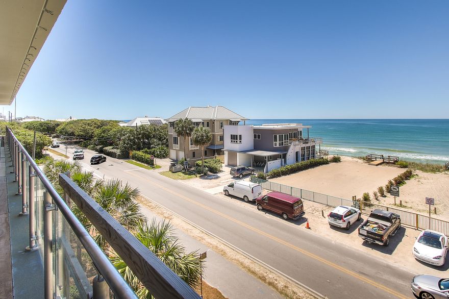 This 2nd fl east unit condo will boasts 2541 sq ft and will offer a spacious and open living area, large balcony with Gulf views, 3 large bedrooms each with their own private bath, and full sized laundry room. This thoughtfully designed floor plan has plenty of room entertaining friends and family. Enjoy the ocean breeze and views on this large balcony which provides additional living space. There are limited opportunities remaining in this exclusive development where owners and guest will have their own private beach access and a shared green common area. Each unit will have a reserved parking spot. The property is centrally located and is walking/biking distance to shopping, dining and special events along 30A. Estimated completion date