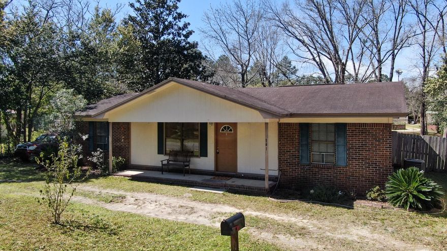 This 3 bed, 2 full bath home is located in the city limits and sits on a level, nearly half acre lot. This open concept split floor plan is light, bright and brings everyone together in one large space where the living room is open to the kitchen & dining area. Recently updated with laminate flooring, tile in the kitchen & baths and carpet in the bedrooms. Baths have been completely renovated to include new vanities & tile tub surrounds. perfect for entertaining or family time. The back yard is a blank canvas for whatever you'd like, which currently includes a nearly new storage building and an above ground pool. Home sits on a double lot at nearly 1/2 an acre and qualifies for all types of financing.