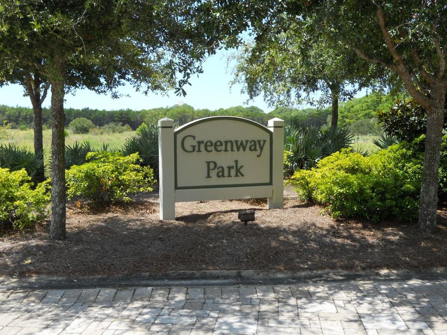 A GREAT PLACE TO CALL HOME AT A GREAT PRICE! Greenway Park is a fantastic Florida Cottage community. The neighborhood is lined with beautiful Live Oak trees creating a canopy over the brick paver streets. This corner lot is within steps to the common area which includes a pool and gathering place. The community of 54 homesites sits amongst the State Forest. In addition, there is 3.7 acres of green space. All this located in beautiful Seagrove Beach, FL and just a short stroll to the gulf and shopping and restaurants conveniently located a short drive away. There is no build out time frame in this neighborhood
