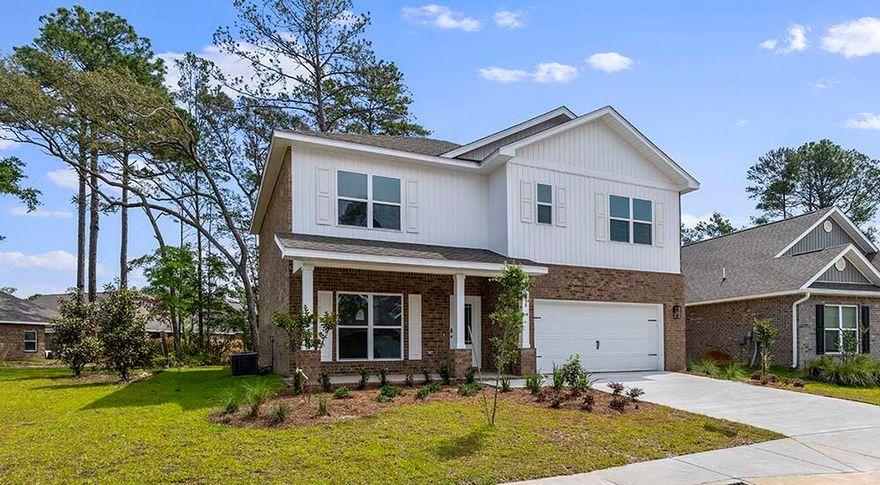 Limited Homesites Remaining! New construction at Live Oak Harbor located in Freeport, Florida. This beautiful new community features heavily wooded lots, Less than half a mile to the Freeport Marina and on LaGrange Bayou. This community is perfect for anyone who wants to enjoy the benefits of living by the water with the feel of a private neighborhood. The 'Carol' plan features a spacious back porch, Hardie siding, 9' ceilings on the first floor, 8ft on the 2nd floor, EVP flooring, Ivory shaker style cabinetry in the kitchen and bathrooms, quartz countertops, and a modern tile shower.  This energy efficient home offers 'Home is Connected' Smart Home package, DEAKO switches, 1-year builder warranty and 10-year structural warranty. Pictures, photographs, floor plans, elevations, features, colors and sizes are approximate for illustration purposes only and will vary from the homes as built. Home and community information including pricing, included features, terms, availability and amenities are subject to change and prior sale at any time without notice or obligation.