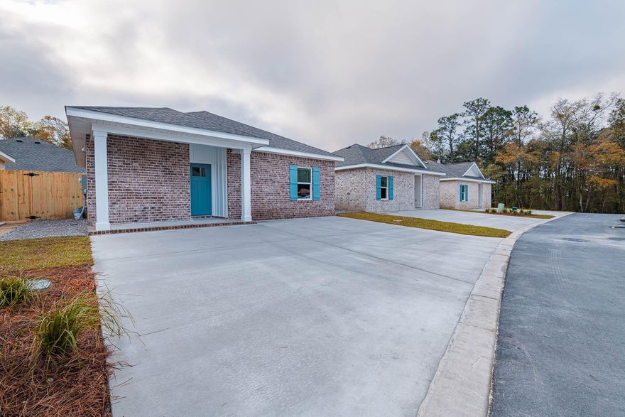 105 Clearing Way is a 2 bedroom, 2 bathroom brick house in the new Valparaiso community, Clearing on Kelly Mill Rd. Built in 2024, enjoy a well designed 2 bedroom, 2 bath home conveniently located in Valparaiso. 2.8 miles to Eglin AFB, less than 1 mile into Niceville, and 11 miles into Fort Walton Beach. Renter to verify measurements.*Move Out Clean Fee Charged*Credit/Background Check*Pets allowed upon approval