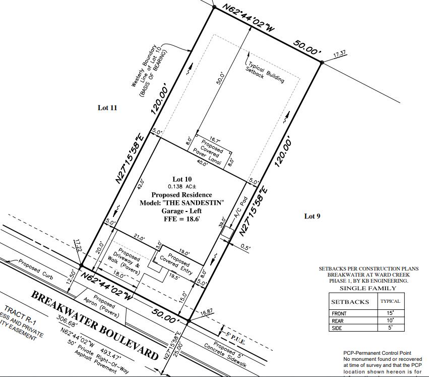 Breakwater at Ward Creek - Residential