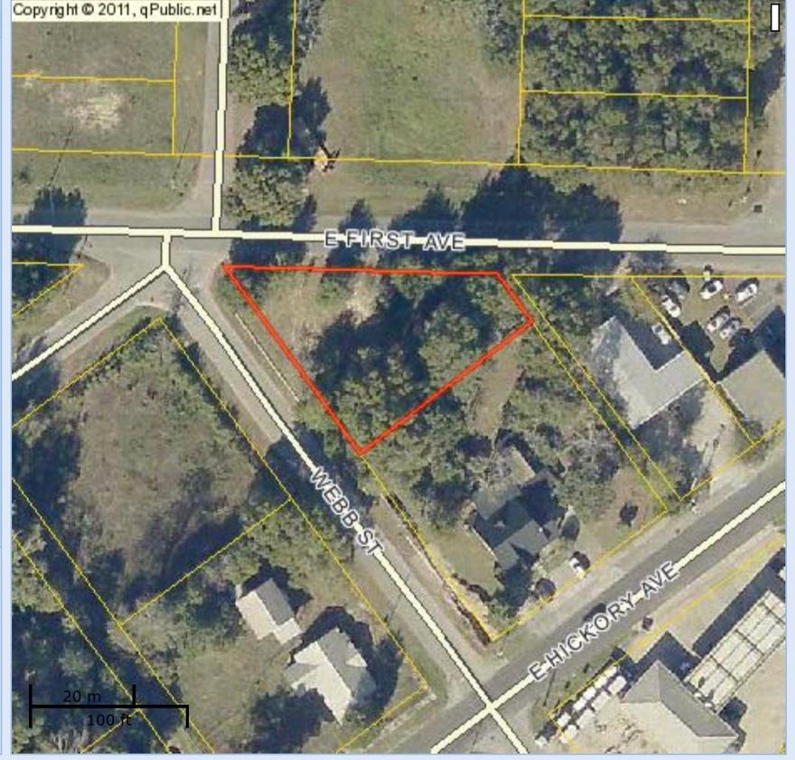 The lot is .30 of an acre would make a great building lot. Just North of hwy 90 and 85 intersection.