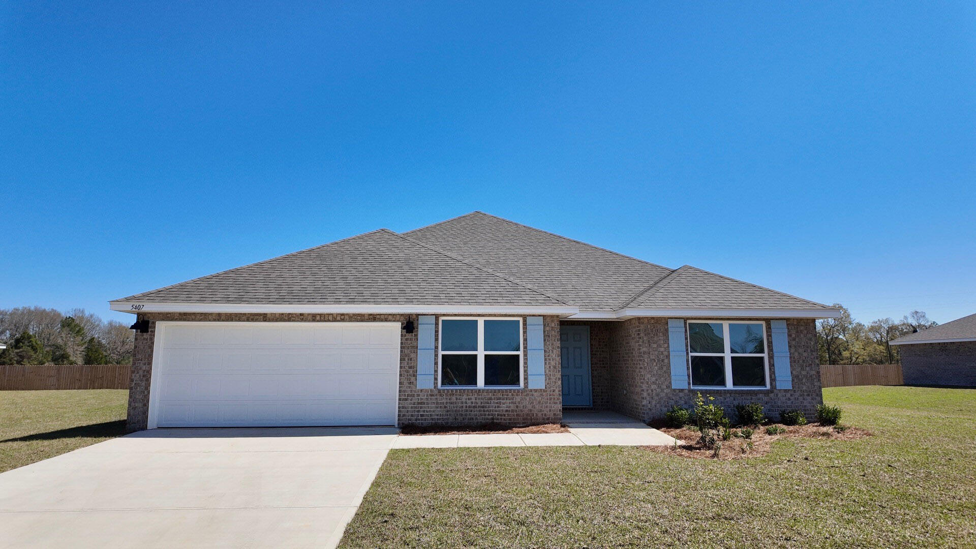 ALMOST COMPLETE! Charlie Day Estates is just minutes from shopping, dining, schools, & a short trip on SR-85 from the pristine beaches of Destin, Navarre, & Pensacola. The popular Sawyer model with its desirable open design for comfortable living & entertaining. 5 beds, 3 baths, covered patio, 2 car garage & awesome amenities. Well-designed kitchen features: GORGEOUS Quartz counter-tops stainless appliances, lg. island, smooth-top range, built in microwave, quiet dishwasher & pantry. Striking wood look flooring & PLUSH carpet in the bedrooms. The 'Smart Home Connect' System offers a variety of Smart Hm. Devices for your convenience. Bedroom 1 & adjoining bath has a separate shower, Garden tub, closet, beautiful Quartz counter-tops, double vanity & more. Great design & STYLISH curb appeal.