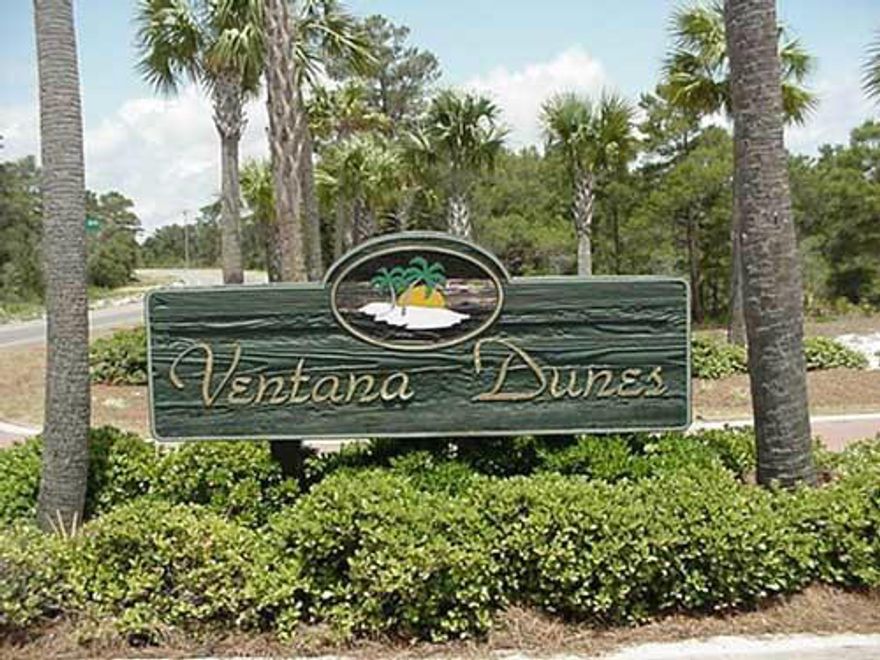 Great Location in Ventana Dunes -- One of the highest points in the S/D and across from the pool. Ventana Dunes is convenient to Seaside and Watercolor or shopping in Destin and Sandestin. This prime home site is ready to build your dream home. Lot dimensions are estimated and buyer should confirm.
