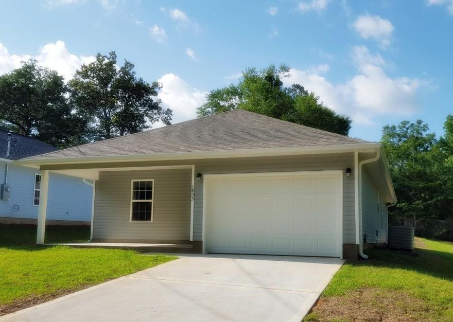 Move in Ready Now! Quality New construction on a large .32 acre lot. Privacy fenced back yard! Open concept floor plan designed to maximize living space. Three bedroom, two bath home features a kitchen/dining combo with an island, upgraded cabinets and a pantry. Granite in the kitchen and both bathrooms. Gorgeous light neutral grey paint. Single-car garage and inviting 169 SF covered front porch. Gutters all around! Most closing costs paid with use of preferred lender. Fence going up soon!Also available for rent MLS# 776070