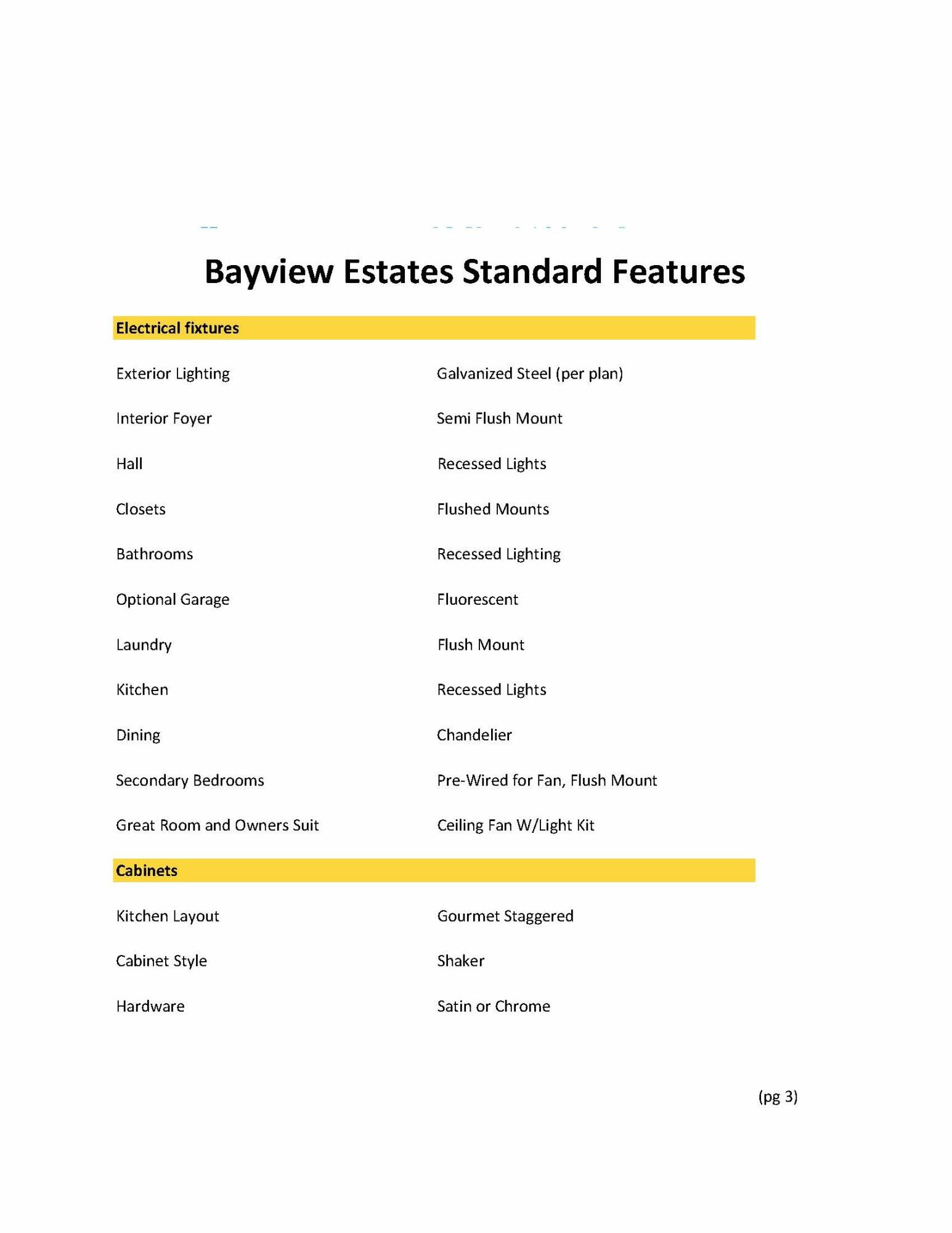 Bayview Estates - Residential