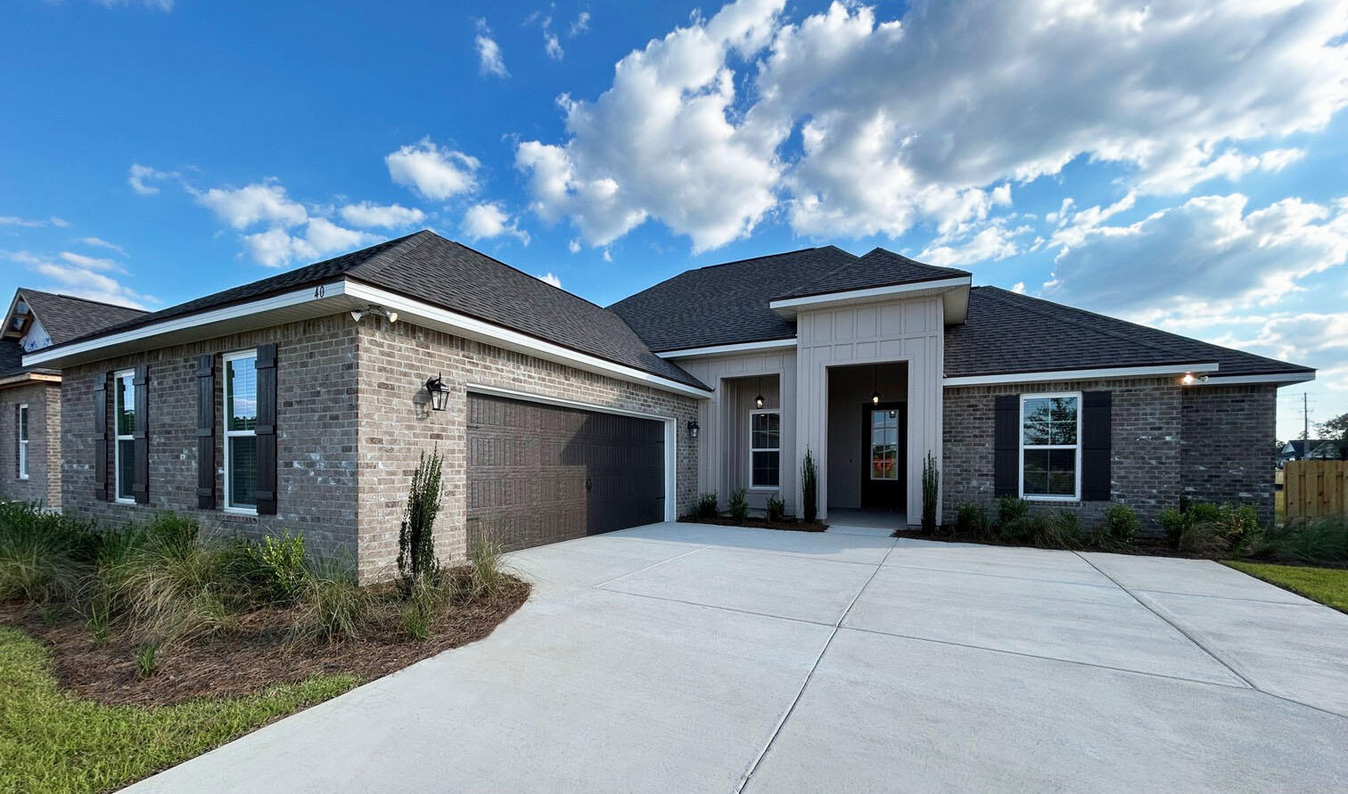 Awesome builder rate plus FREE front gutters. Restrictions apply.The KLEIN III H in Natureview community offers a 4 bedroom, 3 bathroom, open design. Upgrades added (list attached). Special Features: double vanity, garden tub, separate custom tiled shower, and walk-in closet in master bath, tray ceiling in master bed, kitchen island, walk-in pantry, boot bench in mudroom, covered porches, custom kitchen backsplash, recessed lighting, crown molding, ceiling fans in living and master, framed mirrors in baths, smart connect WIFI thermostat, smoke and carbon monoxide detectors, landscaping, architectural 30-year shingles, flood lights, and more!Energy Efficient Features: water heater, electric kitchen appliance package, vinyl low E windows, and more! Energy Star Partner.