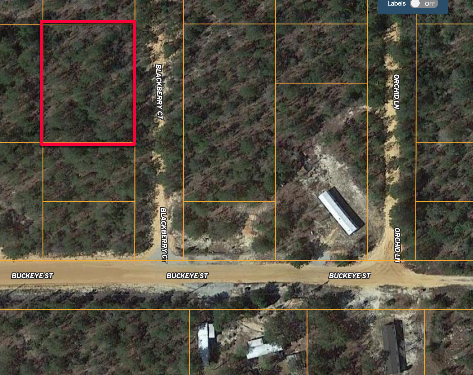 Bring your mobile home to this .43 Acre double lot! Three minutes to a public park with a lake. Buyer should verify the exact property location and boundaries and the availability of utilities. No HOA fees