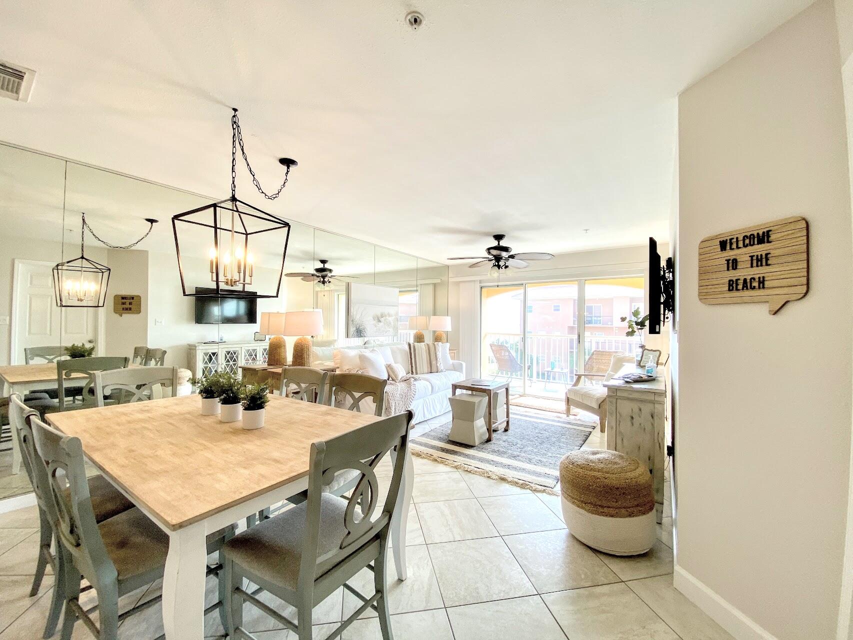 Gorgeous 3-bed, 2 Bath Condo with Gulf Views just minutes from Pompano Joes, Shopping, Dining, and tons of other activities along the beautiful Emerald Coast. The Unit alone has newly updated living room and patio furniture, new window Treatments, newly painted throughout, new bedding as well as a new refrigerator and new AC unit installed in 2022. The Pictures don't do it justice. Ciboney offers plenty of activities for owners and renters alike, with tennis courts, a pool and even deeded beach access, which is increasingly hard to find on the Emerald Coast, especially in this price range.This unit is being sold Fully furnished so provides a turnkey Rental Engine which has produced as high as $75,200 in Gross rentals even with owner usage. This makes the perfect buy for the savvy