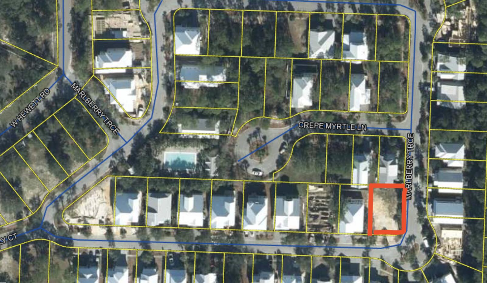 Ready to Build on this corner lot, in the quaint, quiet community of Hidden Grove, which is gated for privacy. There is no build out time and select your own builder. The seller will include the approved by HOA, architectural plans for a 3/2/2 on this lot. HOA has a community pool, low fees. Very convenient location for 30-A, Sandestin, Grand Blvd and Sacred Heart Hospital.