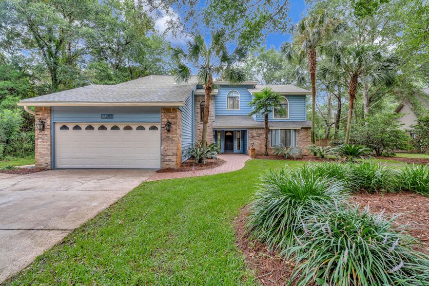 New roof and new smooth ceilings!  Updated 4 BR/3 BA home w/ office & loft located in gated Windward Community. Don't miss the private community beach with a fishing pier, swim docks, and tables on a white sandy beach for residents & their guests. Hard-to-find 0.5 acre lot with tons of backyard space--enjoy outdoor living with oversized decking, pergola, porch swing, and a 6' privacy fence. Eat-In Kitchen features a Wolf Oven, Cooktop and pop-up vent. Walk-in pantry is perfect for households of all sizes. Large family room with cathedral ceilings is in the center of the home with 2 bedrooms and full bathroom on one side and kitchen, laundry, dining room and sunroom on the other side.