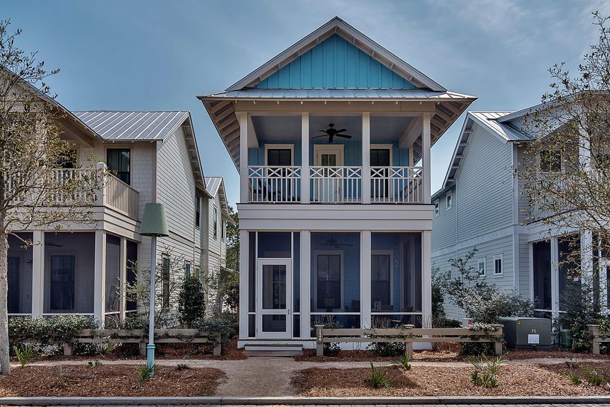 This amazing five-bedroom, four-and-a-half bathroom vacation home in WaterColor is fully furnished and rental ready on East Royal Fern. The home is in a great location and is the 4th house down from the beautiful community pool. The home boasts a golf-cart garage and full-sized laundry room, as well as a wet bar with wine fridge. On the first floor of this home, you will find a master bedroom on the back of the house with full private bathroom. A half bathroom is available on this level as well. The kitchen is complete with stainless appliances, gas range and granite counter tops. A local rental company has projected this home will produce over $64,000 in gross rentals per year.