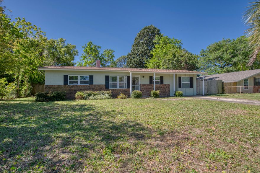 Price Improvement! This 4-bedroom, 2-bath home has been COMPLETELY RENOVATED. Some updates include fresh paint, smart thermostat and smart lock, new blinds, granite countertops, newer tile/engineered hardwood and updated appliances! Split floor plan allows for privacy from the additional bedrooms. Both bathrooms showcase tiled tubs and updated vanities. This home also has new light fixtures and NO POPCORN ceilings. Out back you will find a spacious, newly stained deck with built-in benches that opens to a generous back yard and storage shed. Roof, windows, deck and A/C less than 3 years old.