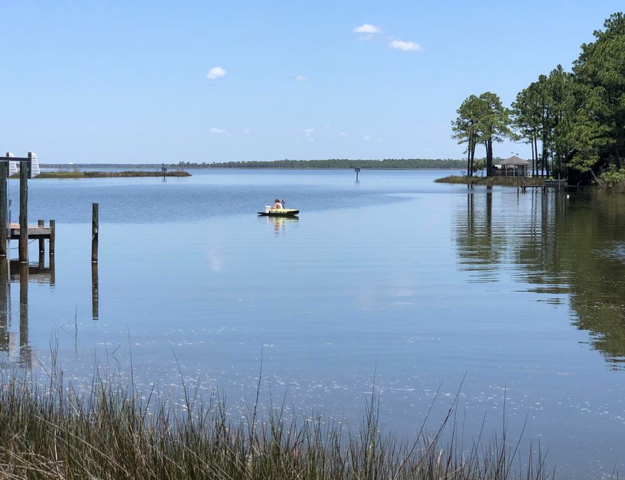 Beautiful, Scenic, Private Bayou Water Front Lot w/ Dock. Build Your Dream Home and be on Vacation Year Around! Contact Your Builder Now. Property Veers off to the Right Before the House.