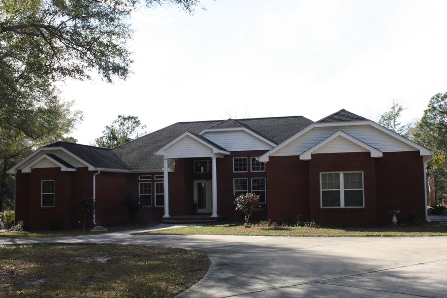 Remarkable estate home and property. If you are seeking upscale living look no further. Drive down your winding driveway to your 4/3/3 home with 2,847 H/C sqft of living space (4,051 under roof). The property features two wells, a 15KW Guardian generator, 6' inground pool with Jacuzzi (with propane heater), and a spring fed pond. 3 outbuildings include a 24x48 building with an 20'open shed attached, a 36x70 building and a 24x48 RV Garage. The stove and refrigerator have been removed, new pictures coming soon to reflect this and timbering of land. Seller offering $5,000 in closing cost assist and $5,000 at successful closing for tree limb and debris clean up.