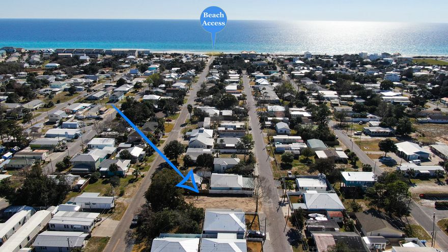 Welcome to Laguna Beach where time slows down and peace flows through. Build your dream vacation home or 2 vacation rental machines - NO HOA. The Gulf is so close you can hear the waves crashing and see the water from your driveway!!! The Beach Access is only 3 blocks away! Thomas Donuts, the best donuts on the beach, and locals favorite grocery, Carousel Market, are just a golf cart ride away! This is currently one lot, 50x130. but can be divided into 2 lots, 50x65 each. It is zoned R-2 and can build up to 45ft high. Flood X so no flood insurance is required. Sewer and water is available on Placido. Set Backs 15ft front, 10ft rear and 5 ft sides. New Survey available.