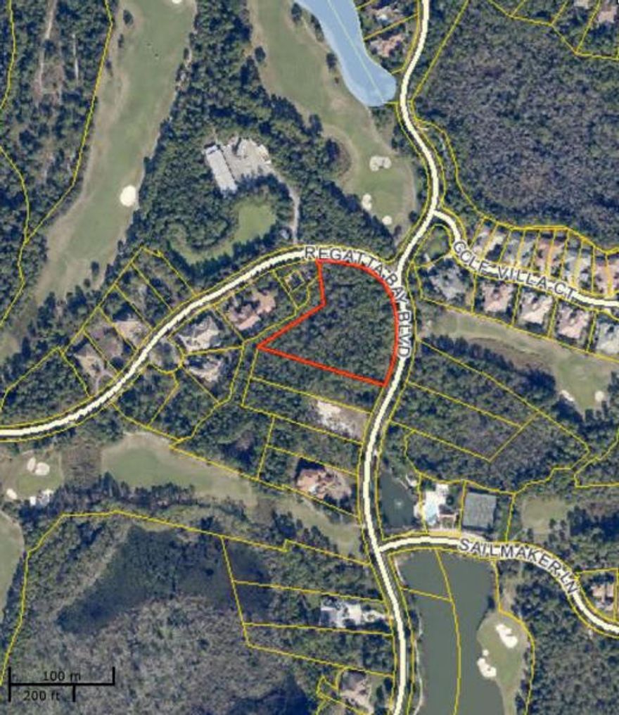 A Limited number of lots remain in the prestigious Regatta Bay Golf and Yacht Club. Located on the desired Regatta Bay Blvd. this lot boasts one of the biggest in the community. Features include over 250 feet on Regatta Bay Blvd. and over 2 acres of land with over .8 acres buildable footprint outside the Preservation Area. New construction at Regatta Bay and even ACROSS THE STREET are bringing the home values up so don't let this opportunity to build your dream home pass you by.