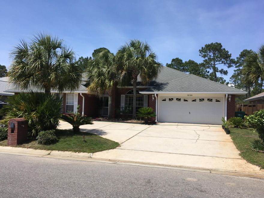 This is a beautiful completely renovated open concept 4 bed 3 full bath home with; screened porch, private back yard, large pantry, and cathedral ceiling great room with ample space for ping pong or billiards. Spacious open kitchen/dining area with big island, ideal for large family gatherings and parties. New exterior locks, faucets, appliances, vented range hood, granite countertops in kitchen and master bath, quartz in the other two bathrooms. Oak crown-molding and porcelain tile throughout. Cabinets are all wood and water pipes are copper. Closets have added shelves for more storage. This house is updated and spacious. Working TV antenna. No work required. Just move in and enjoy. Ten-minute drive to Navarre Beach. Husband is the listing agent.