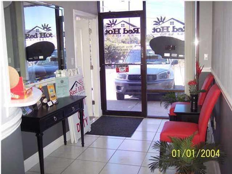 Remodeled professional office space. Freshly painted, new carpet, recently remodeled space. Crown Molding, Chair rail, Sound System, Tile Floors, Restroom with granite counter. Features 2 private Offices, conference room or additional office, small kitchen, and lobby. 1 of the offices is larger suiting 3-4 people. Professional finishes. Immediately available! Exterior of building was recently painted & parking lot was recently paved as well! This price includes all fees to tenant except sales tax, NO CAM! Call today!