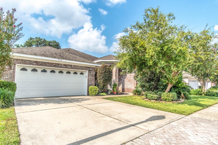 LOCATION LOCATION LOCATION-conveniently located to all the bases, Airport, shopping and beaches. This all brick, 4 Bedroom, 3 full bath, single story home is in the gated community of Bridgeport Colony. The cook will be pleased with all the counter space and cabinets for storage in the large kitchen. Stove, dishwasher and refrigerator are new. The fireplace in the Great Room is gas. Master bath includes Jack and Jill Closets, dual sinks and a large walking in shower along with a separate whirlpool tub. There are tall, textured ceilings throughout the home. The large windows flood the home with lots of natural light. Flooring is all hard surfaces. Enjoy the rest of the summer in the community pool. Great home and a must see!!