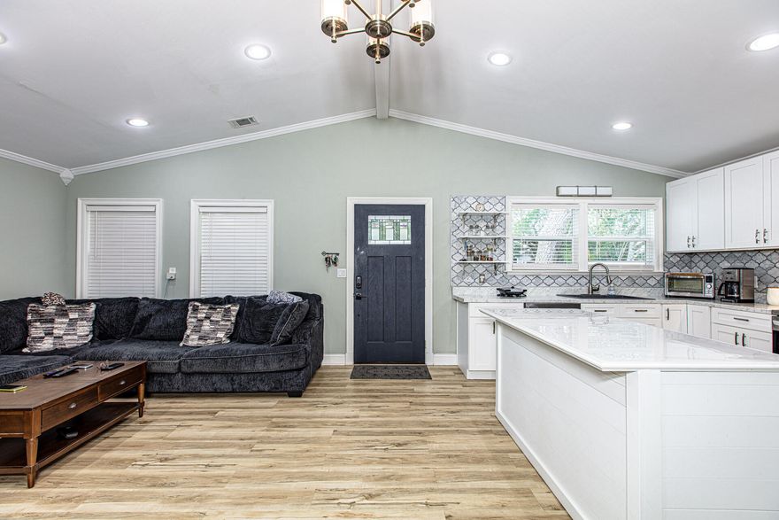 This home ( NEW ELECTRICAL) is brimming with exciting upgrades! The ROOF, HVAC, and WATER HEATER are all within 3 years of age. With stunning (ALL GRANITE) countertops in the kitchen ( NEW PLUMBING) and bathrooms, the updated spaces exude elegance. The OPEN floor plan (FRESHLY PAINTED) flows seamlessly into a LARGE FENCED backyard, perfect for gatherings and relaxation. Beautiful NEW landscaping and a charming PERGOLA  invite you to enjoy outdoor living. The seller is ready to replace the living room floors with a reasonable offer, making this an incredible opportunity. All essential appliances are includedjust the washer and dryer are excluded. Come see this amazing home and envision the life waiting for you!