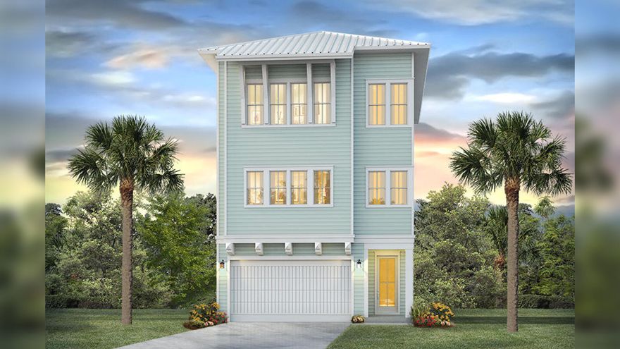 Welcome to 235 Ashwood Drive, a new coastal luxury home under construction at Parkside located in Santa Rosa Beach, Florida. Discover refined coastal luxury in this beautifully designed three-story home featuring four bedrooms, four bathrooms, and elevated living spaces on every level. Thoughtfully crafted for comfort, style, and functionality, this coastal residence offers a balcony on each floor, bringing in natural light, fresh ocean breezes, and a true indoor-outdoor lifestyle. The main level features the first of two primary bedroom suites, complete with a spacious walk-in closet and a large, spa-inspired shower. This level's private balcony creates the perfect retreat for relaxing mornings or peaceful evenings. The second level serves as the heart of the home, offering an open and inviting layout ideal for entertaining. A gourmet kitchen with premium finishes flows seamlessly into the living and dining areas, creating a bright and airy central gathering space. This level also includes a powder bath and a dedicated laundry room, along with its own balcony to enhance the coastal living experience.



On the third level, you'll find the second primary bedroom suite, featuring a generous walk-in closet, an oversized luxury shower, and access to the top-floor balcony with elevated coastal views. Two additional guest bedrooms share a well-appointed bathroom, making this floor perfect for family, visitors, or flexible lifestyle needs.



Designed for those seeking the ultimate coastal luxury lifestyle, this elegant three-story home offers exceptional privacy, modern design, and versatile living spacesall complemented by balconies on every level and thoughtful details throughout.

Images are of model home and may include custom design features not available in other homes. Furnishings and decorative items are not included with home purchase. For more information about this floor plan, contact a D.R. Horton Sales Representative.