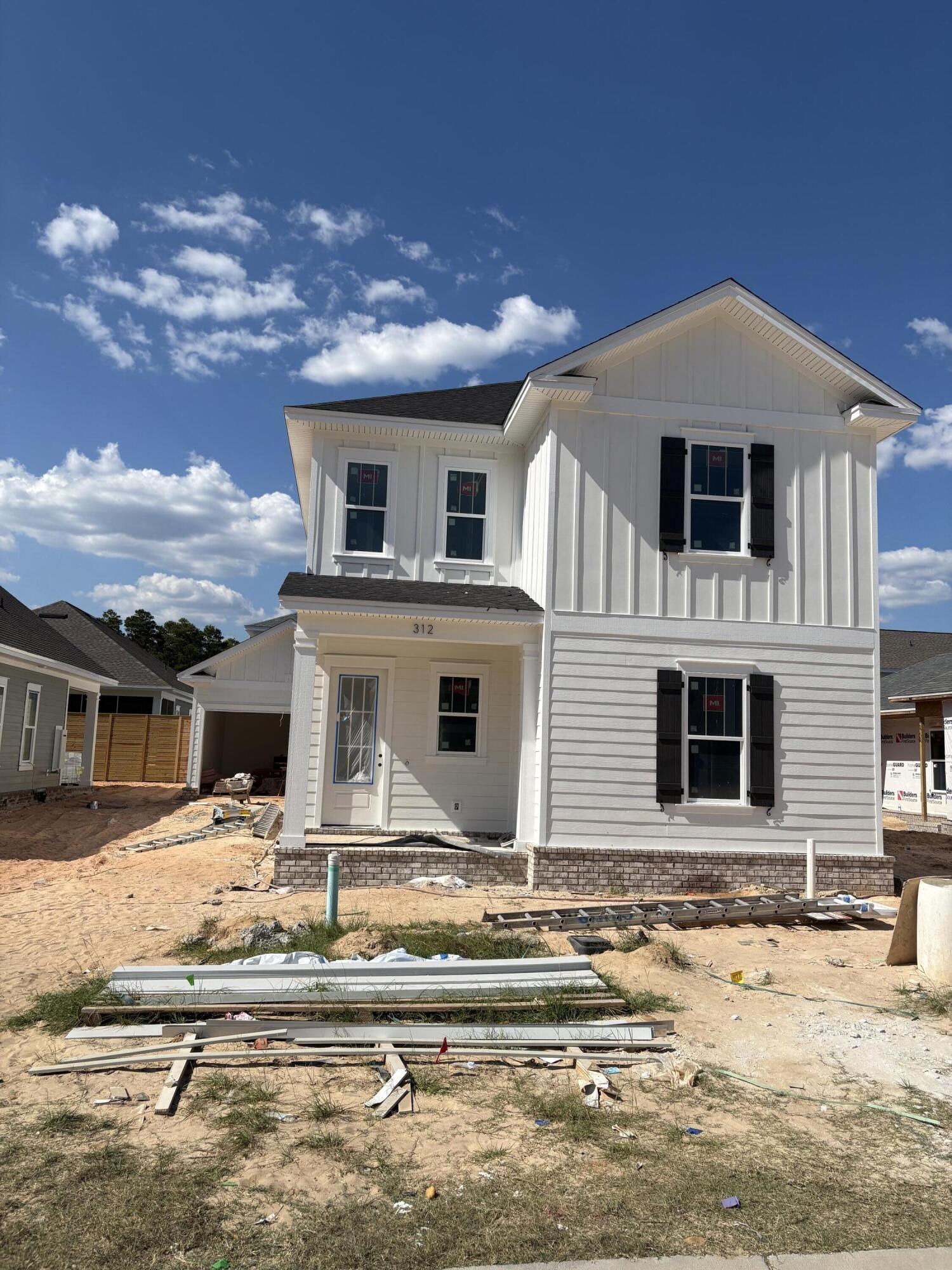 Estimated Completion: December 2025.This stunning two-story home, The Magnolia Plan, offers 5 bedrooms, 3 bathrooms, and 2259 sq. ft. of well-designed living space. The primary suite and one guest bedroom are located downstairs with two bedrooms, a guest bath, and a sitting area upstairs. The kitchen shines with white shaker-style cabinets, quartz countertops, and a large walk-in pantry. Durable LVP flooring runs throughout the home with tile in the wet areas. Smart features include a Ring doorbell and Smart Belt garage door opener for convenience and security. The community clubhouse, now complete, offers a pool, playground, and basketball court, providing fantastic amenities just minutes away. Seller is offering $20,000 of anywhere money, plus 1% towards the closing costs!!