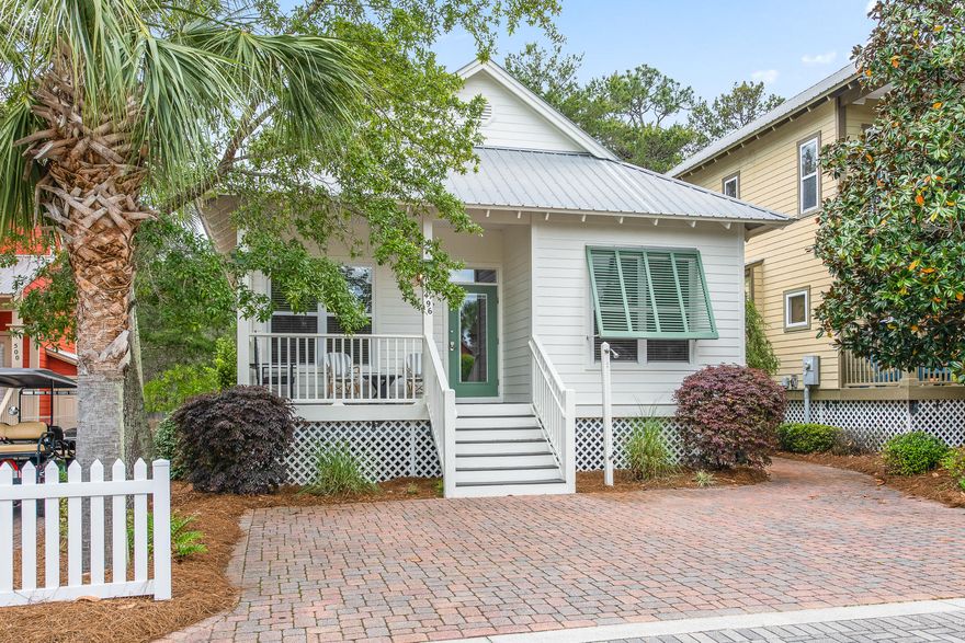 Located in the charming & popular gated community of Old Florida Village, between Blue Mountain Beach & Gulf Place along Scenic Highway 30A, this fully furnished beach cottage has just been remodeled, with new furnishings, the interior & exterior just fully painted, new HVAC, kitchen updated, & the master bathroom remodeled. Directly across from the community pool & a short walk to the beach, this is an ideal second home or income-producing vacation rental, with annual gross rental revenue projected at +$54,000! A very low maintenance beach house, with the association maintaining the landscaping, the two community pools, & gated entry. An added bonus is the well-planned ample community overflow parking, with multiple lots dedicated to parking as well as parallel parking spaces at the pool! Old Florida Village is an idyllic community of beach cottages with great proximity to both the beach and many surrounding dining & shopping options, just a walk or bike ride away!