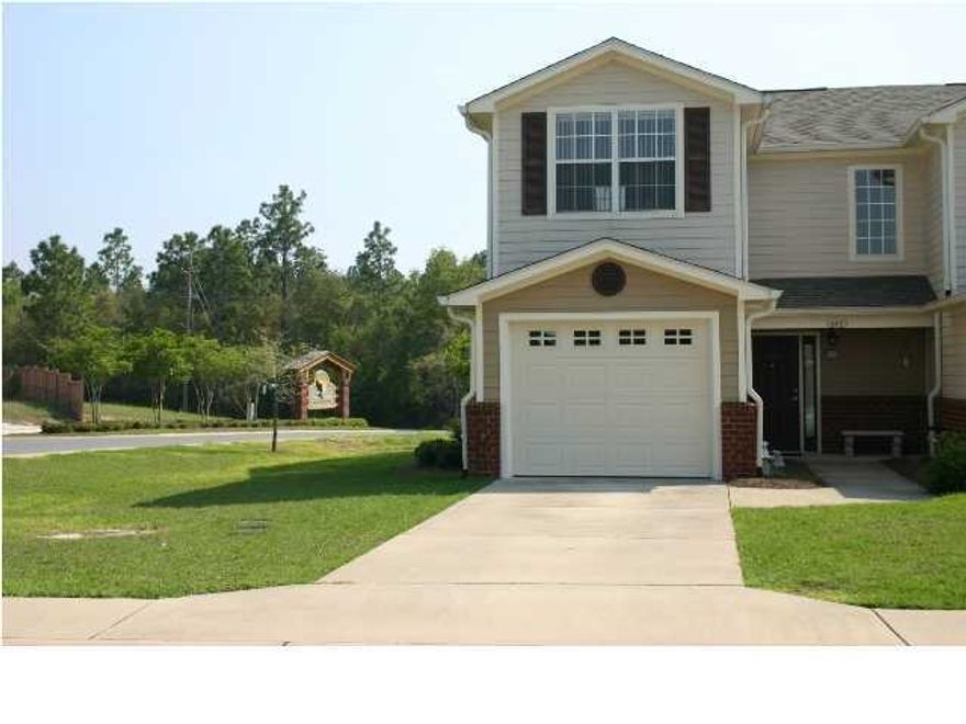 Very nice, well maintained town home - end unit - bedrooms upstairs, 1/2 bath down stairs - community pool - exterior maintained by HOA.