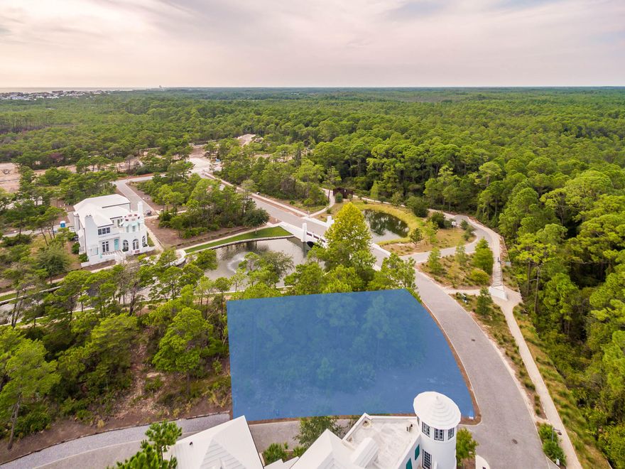 One of only two remaining homesites fronting Lake Marilyn. Gracefully bordering the lake, this large corner homesite overlooks the iconic lake, bridge and the serene Nature Preserve beyond. Only moment's stroll to breathtaking Caliza Pool and Restaurant, Central Park and winding nature trails. The best of both worlds, Lake Marilyn residents treasure the peaceful wooded landscape and are connected to the Gulf of Mexico by the north-south axis of Sea Garden Walk. Only eight prestigious waterfront residences encircle this freshwater spring infused lake. Construction of a primary residential structure must be commenced within two years from the date of the deed. Owner shall complete construction of the primary residential structure within 24 months from the start of construction.