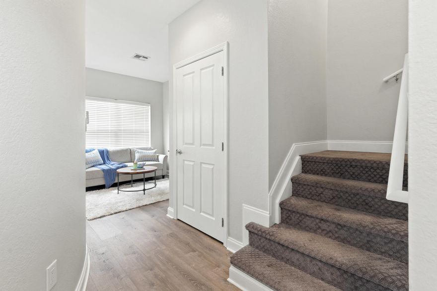 Step into this charming 2-bedroom Eagle Bay townhome . Enjoy new LVP flooring on both levels, fresh carpet on the stairs, and stylish updates in every room. The kitchen and baths feature granite countertops, new appliances, fixtures, fans, and lighting. Both bathrooms are beautifully remodeled--one with a tiled walk-in shower and the other with a tiled tub surround.  Furniture excluded. Onsite restaurant with pool access*.  Just a few blocks to the Bay (with ramp access).  Minutes from the pristine beaches along 30A, Topsail State Park, nearby shopping at Grand Boulevard, and Sacred Heart Hospital, etc.  Perfect for outdoor enthusiasts, the property offers a tranquil retreat. Owner is requesting that tenant have a minimum 650 Credit Score.