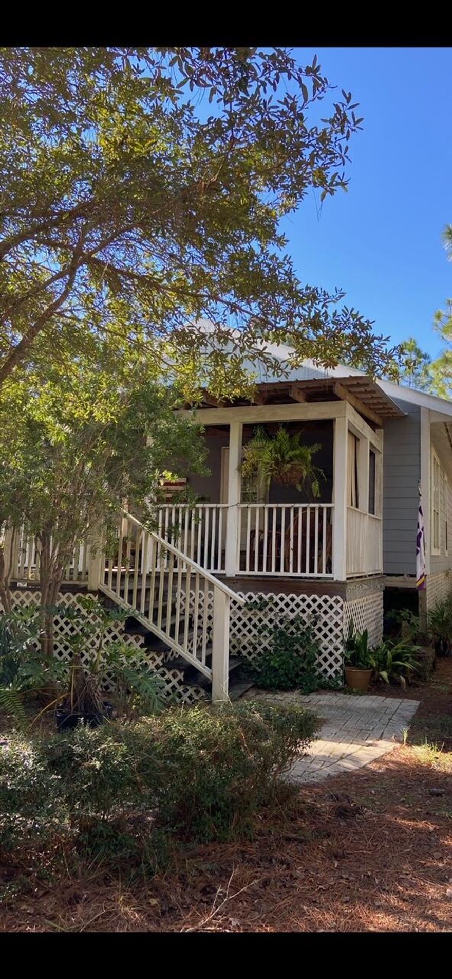 Don't miss this opportunity to find yourself in the heart of Seagrove Beach with this charming 2 bedroom 2 bath cottage tucked away from all the chaos adjacent to the State Forrest. Just minutes from the beach, shopping, and restaurants. The home is being sold unfurnished and as is with the right to an inspection.