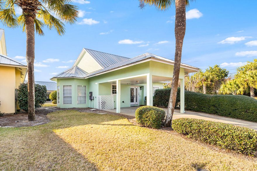 Beach? Check! Cash Flow? Check! No further questions! This hidden gem in the heart of Miramar Beach checks all of the boxes. This 2 story Florida cottage has 3 bedrooms, 2 bathrooms, and plenty of space for both families and vacationers alike. The open floor plan meshes the kitchen, dining, and living into a common space. Zero carpet in this beauty! The first floor has two generously sized bedrooms that share a full bathroom. The master is on the second floor with an oversized jet tub and walk-in shower. Off the master, enjoy the unbeatable beach breeze and sunsets from the back balcony. There is a bonus room / office that comfortably sleeps 2. Mainsail Cottages is gated and guarded 24/7 with amenities like 700 linear feet of PRIVATE deeded beach, two pools, tennis courts, pickle ball courts (under construction), basketball court, shuffleboard courts, fitness room, vending machines & persistent security. The Mainsail property has it all! Come see this cottage and make your 2nd Home dreams come true!