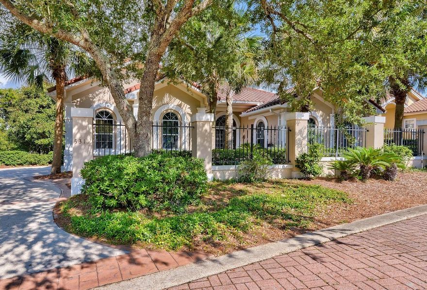 Located on the beachside of Sandestin Golf and Beach Resort, this detached single family home is a rare find! Tivoli Ridge is a private neighborhood consisting of only 10 estate sized homes and lots that sit 105 feet above sea level. This home has been beautifully renovated and includes an extra bonus room with walk in closet and full bath! This extra space adds 800 sqft to the original layout and would make a great quest suite, game room, or media room! The main floor is perfect for entertaining with an open kitchen and two separate family rooms. Special features in the home include a double car garage, oversized bedrooms, granite counters, walk-in closets, gas fire place, and a screened in porch overlooking the Baytowne Golf Course. This home is offered completely furnished and would