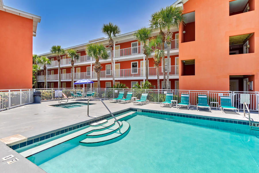 Perfect location! This upgraded condo has it all! Everything new! This is a furnished condo close to everything and right across the street from the beach with excellent views! Move in ready! This is a really cute 1 bedroom, 1 bath condo. Gulfview Condo Community offers a swimming pool, a laundry Room, a BBQ grill and Deeded access to beach. The location is convenient to restaurants, shopping and the beach.