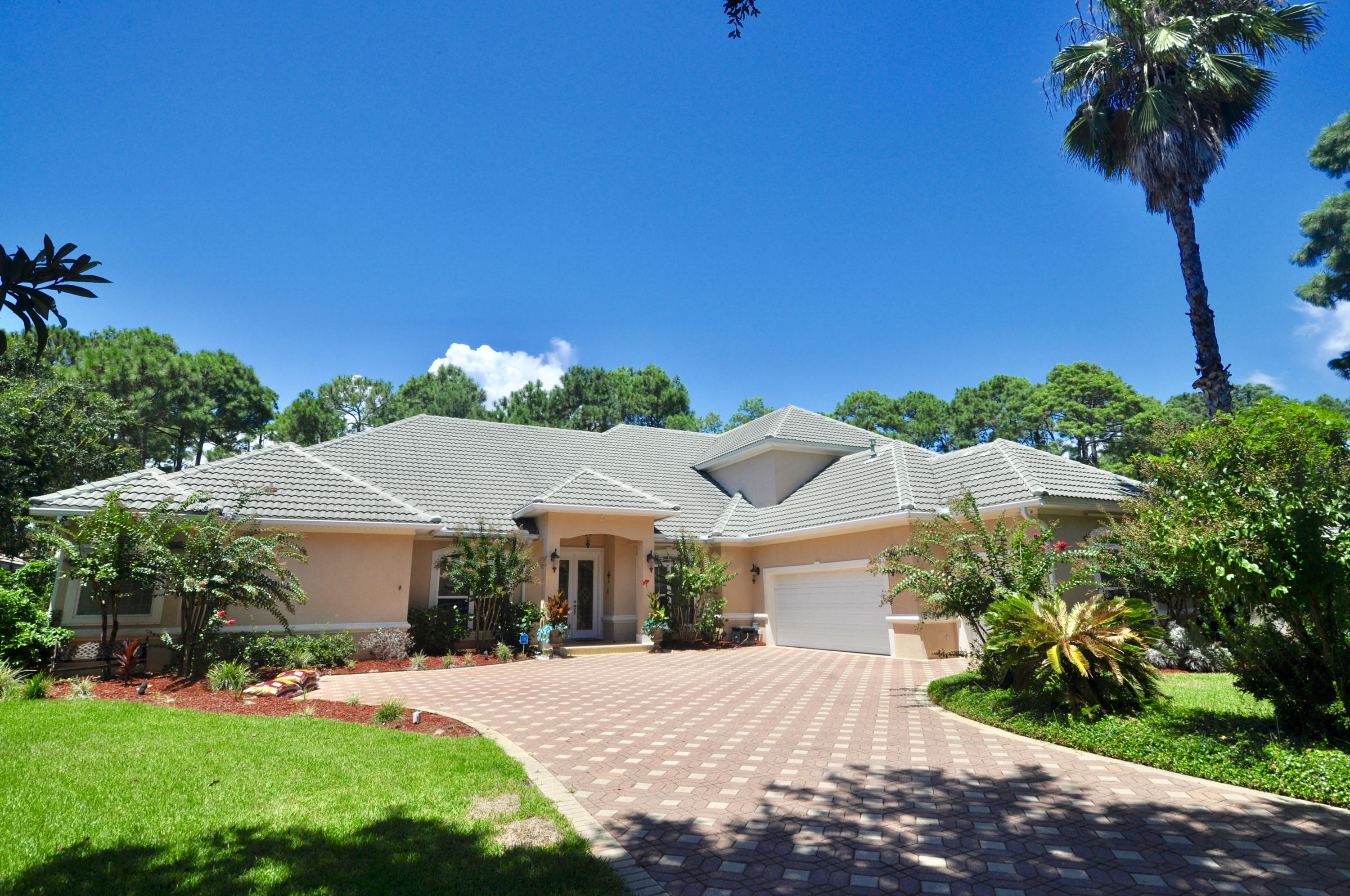 This well maintained custom home in an upscale gated community with a private golf course, club house, tennis courts, community pool and playground for the children. Close to shopping, dining and movie theaters. 2 Story home located in Regatta in the preserve. This 5 bedroom 2 story executive home is in pristine condition. This home offers a living room, family room and game room with wet bar, separate office, set up for a home gym and large laundry room. Master suite is on the 1st floor with huge his and hers walk in closets and sitting area overlooking private solar heated pool that is . Master bath has large garden tub and separate shower and separate vanities and ample storage. Home is in immaculate condition.