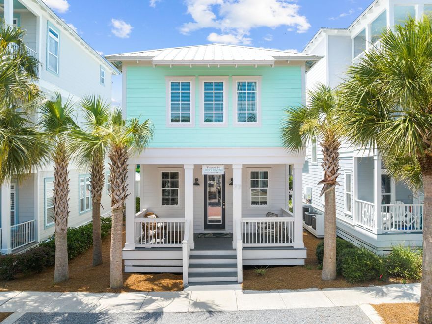 This stunning beach cottage is move-in ready and boasts custom finishes that will leave you in awe. With modern features like designer lighting, stainless-steel appliances, and quartz counters, this home also features exquisite touches like exposed wood beams, shiplap accent walls, and LVP flooring throughout. The first floor is perfect for entertaining, with a spacious and flexible open floor plan that includes a dining area and a living area. Additionally, there are three primary bedrooms, one of which is located on the first floor, and they all come with their own bathrooms and walk-in closets.