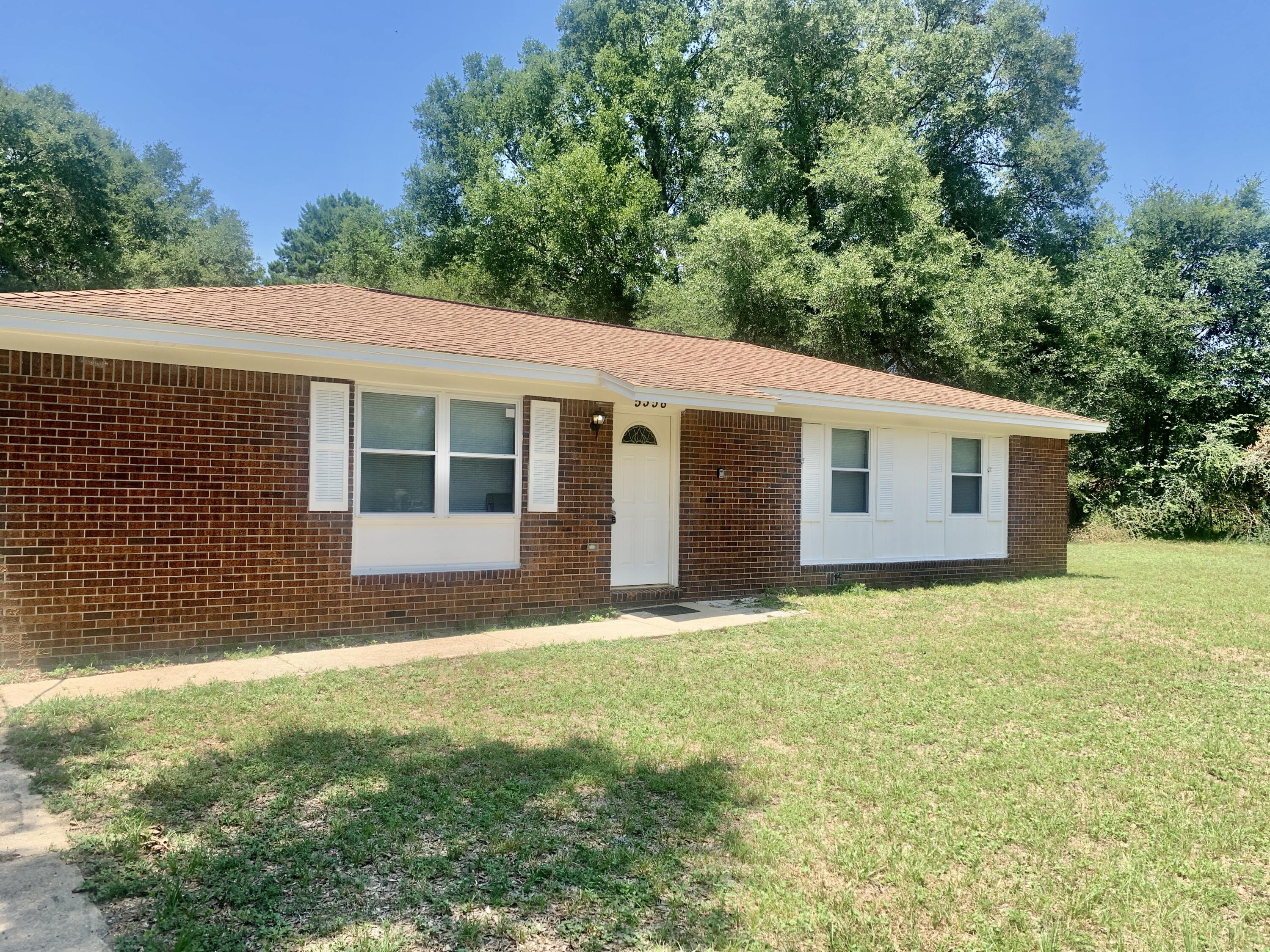 REO. WHAT MORE COULD YOU ASK FOR! ALL BRICK HOME SITTING ON A LARGE .70 ACRE LOT WITH FENCED BACK YARD! SPACIOUS KITCHEN WITH PLENTY OF CABINETS AND COUNTER SPACE. CENTRAL AIR AND HEAT REPLACED IN 2019, BRAND NEW SEPTIC SYSTEM, LARGE UTILITY SHED, 2 CAR CARPORT AND PLENTY OF SHADE TREES! NOT IN CITY LIMITS SO LOWER TAXES! ONLY 3 MILES TO DOWNTOWN CRESTVIEW. CALL TO MAKE APPOINTMENT TO SEE THIS HOME NOW!