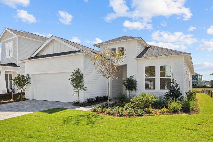 This brand new Watersound Origins build was just completed in October. This home backs up to one of the lakes in Origins and has a bunch of upgrades, including finished garage with AC and epoxy floors! Move in ready!