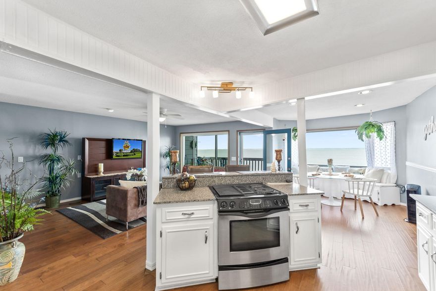 Welcome to your own private oasis! This stunning waterfront townhome offers breathtaking views of Escambia Bay and is located in the highly coveted community of Scenic Highway. This beautifully appointed 3-bedroom, 2 full bathroom, spacious end unit boasts an open concept living-area, offering plenty of room for entertaining family and friends. The kitchen is well-appointed with stainless steel appliances, granite countertops, ample counter space and plenty of storage. The bedrooms are generously sized and offer plenty of natural light. The master bedroom boasts a luxurious en-suite bathroom, complete with a separate shower and soaking tub. Enjoy the outdoors on the private patio, perfect for grilling and relaxing.  This home is conveniently located close to shops, restaurants, and all of